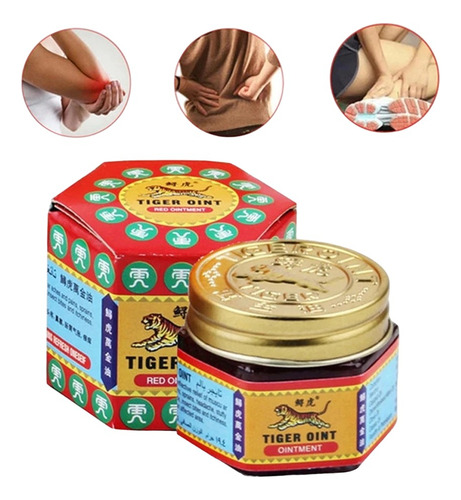 Tiger Oint Pomada Canela Red Ointment Alivio De Dores 19,4 G