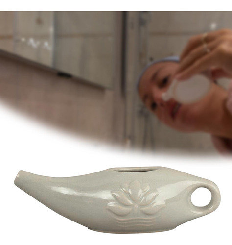 3 Limpador De Nariz Neti Pot De Cerâmica Para Limpeza Nasal