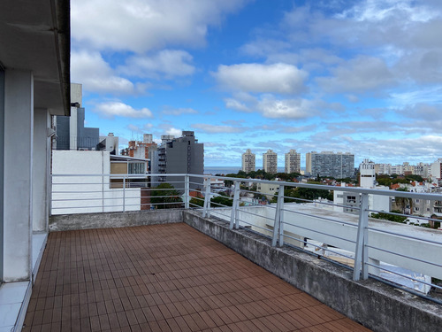 Apartamento Con Terraza Al Frente, 1 Dormitorio Y Garage.