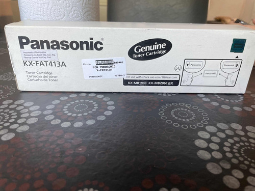 Toner Panasonic Modelo Kx-fat413a Original Nuevo En Caja