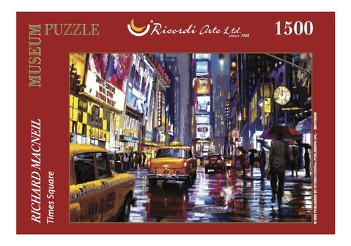Times Square, Richard Macneil - 1500 Piezas - Ricordi