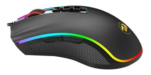 Imagen 2 de 4 de Mouse gamer de juego Redragon Cobra Chroma M711 negro