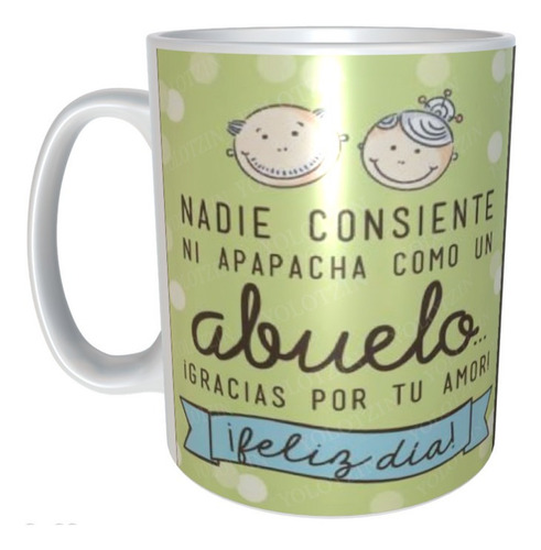 Taza Con Caja De Regalo Abuelo Nadie Apapacha Como El M9