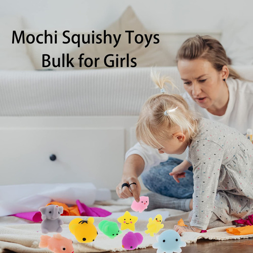 72 Juguetes Mochi Squishy, Animales Kawaii Squishy Para