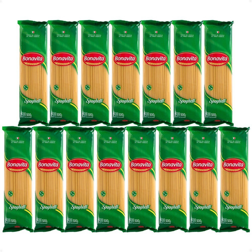 Pasta Spaguetti Bonavita 500 Gramos X15 Unidades - Otec