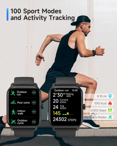 Toobur Reloj Inteligente Alexa Integrado, Monitor De Fitnes