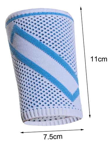 Muñequera Elástica Suave Para Muñeca, Muñequera De Azul