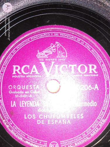Pasta Los Churumbeles De España Rca Victor C108