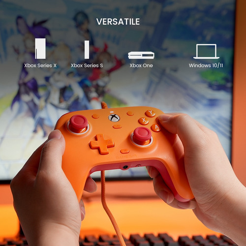 Controlador Con Cable Gamesir G7 Se Para Pc/xbox One Color Naranja Oscuro