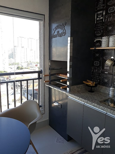 Imagem 2 de 15 de Ref.: 3113 - Apartamento Com Condomínio, 03 Dormitórios Sendo 01 Suíte E 02 Vagas Na Vila Scarpelli. Santo André - Sp. - 3113