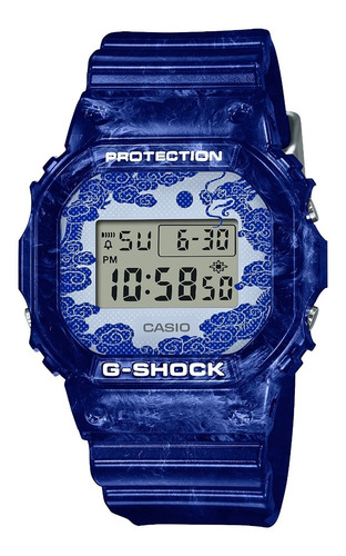 Imagen 1 de 4 de Reloj Casio G-shock Youth Porcelana Azul Dw-5600bwp-2cr 