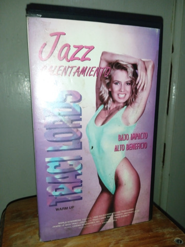Película Vhs Traci Lords Aerobics Fitness Español Latino (Usado)