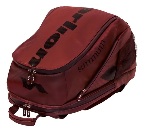 Mochila Padel Varlion 26 L Paletas Ambassadors Cuero Paddle Color Bordó