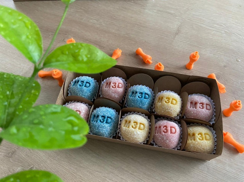 Imagem 2 de 10 de Carimbo Marcador Confeitaria Numeros Brigadeiro Docinho