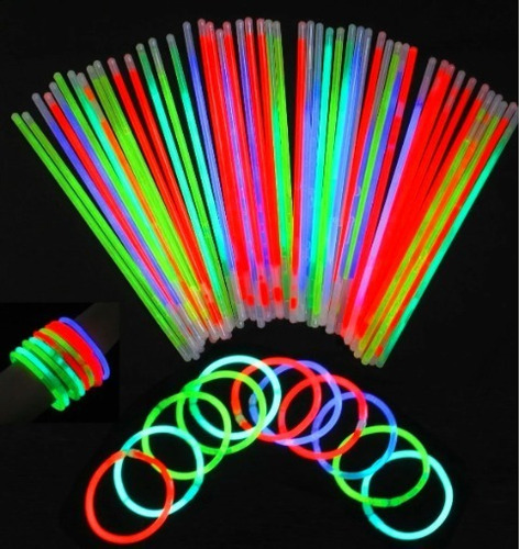 Pulseras Fluorescentes 50unds  Fiesta Neón Y Fluor