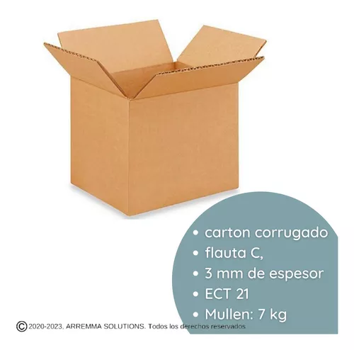 Agroplastic - Cajas Cartón Corrugado autoarmables 📦 2 Formatos: Box chica  16 cm x 16 cm x 9 am box grande 21 cm x 18 cm x 8 cm Encuentra esto y
