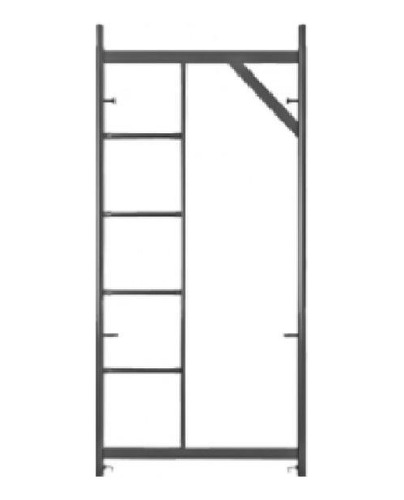 Quadro Andaime Fachadeiro Simples C/escada 1,20m - X 2,00m