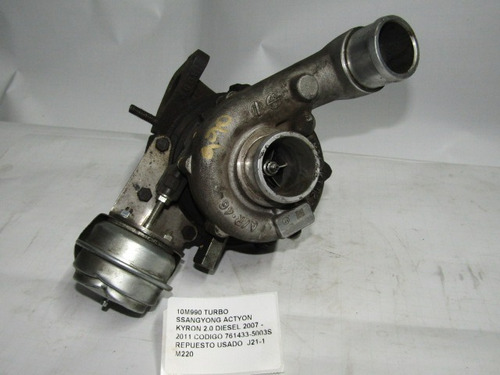 Turbo Ssangyong Actyon Kyron 2.0 Diesel 2007-11 761433-5003s