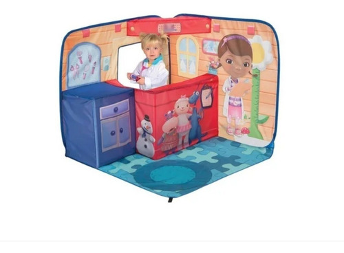 Casita Juego Pop Up 3d Carpa Espacio Doc Mcstuffins Disney