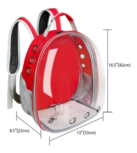 Mochila Transportador Perro Gato Calidad!! Hasta 8kgs Envio