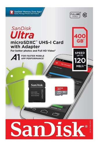 Microsd Ultra 400gb - Sandisk