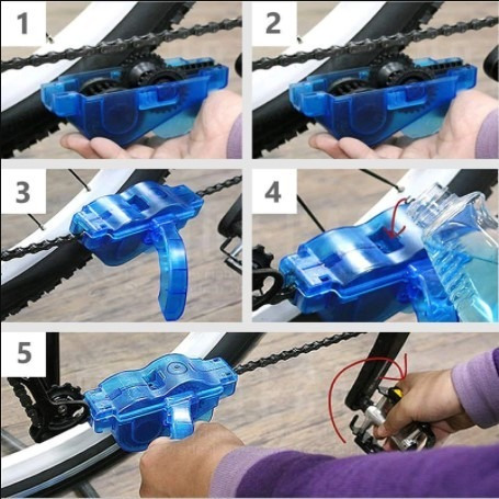 Imagem 5 de 8 de Limpador Corrente De Bicicleta Bike Chain Device Ciclismo