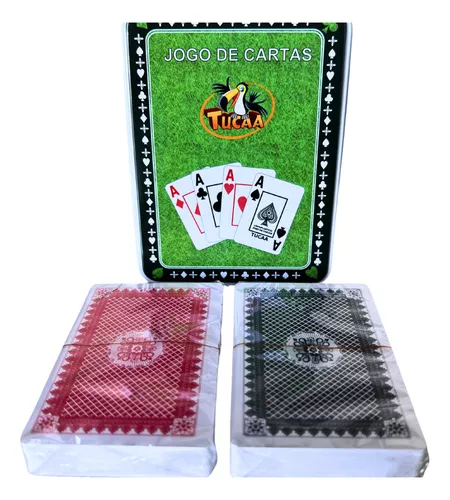 Jogo De Cartas Baralho Estojo Em Metal Tucaa