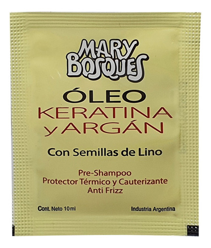 Oleo Capilar Keratina Argan X 10 G Mary Bosques