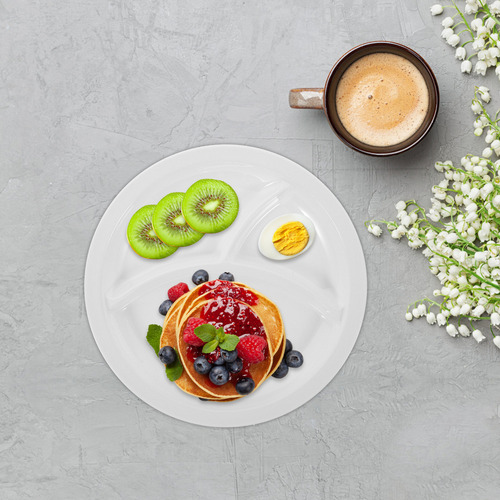 Platos De Plástico Para Niños Platos Divididos Para Niños
