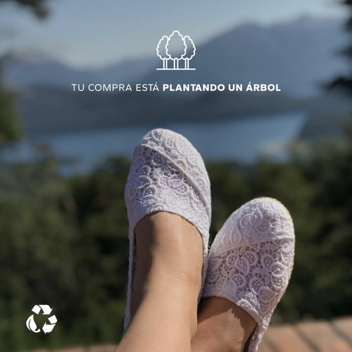 Imagen 7 de 10 de Alpargatas Mujer Feel Free Reforzada Simil Yute Ecológica