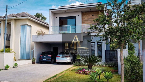 Imagem 1 de 15 de Excelente Casa À Venda No New Ville, Santana De Parnaíba. 3 Suítes, 4 Vagas, Gourmet E Piscina! - Ca2656
