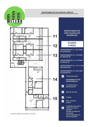 Departamentos En Venta En Col. J. Guadalupe Rodriguez