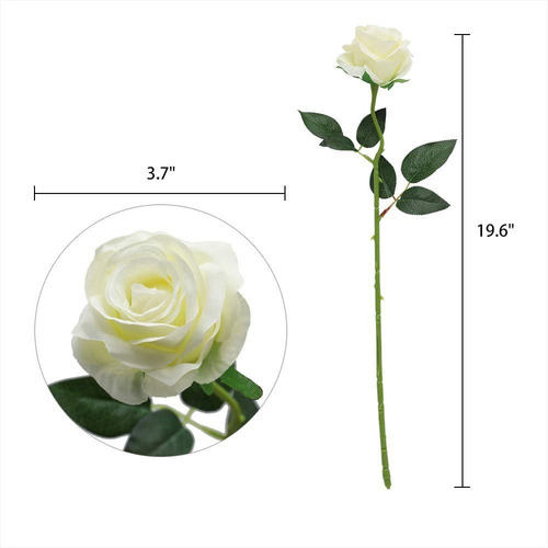 A 10 Ramos De Rosas Artificiales De Seda Para Bodas
