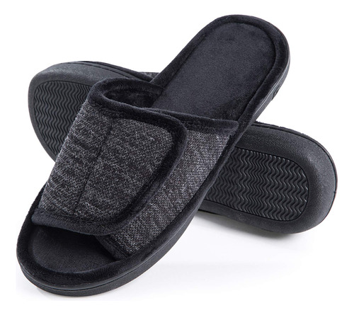 Dl - Pantuflas De Hombre Ajustables, De Espuma Viscoelstica,