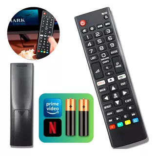 Controle Remoto Universal Para Smart Tv LG Netflix Prime