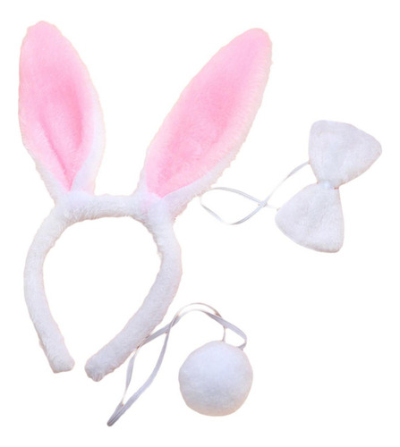 Q Conjunto De Disfraz De, Diadema Con Orejas, Pajarita,
