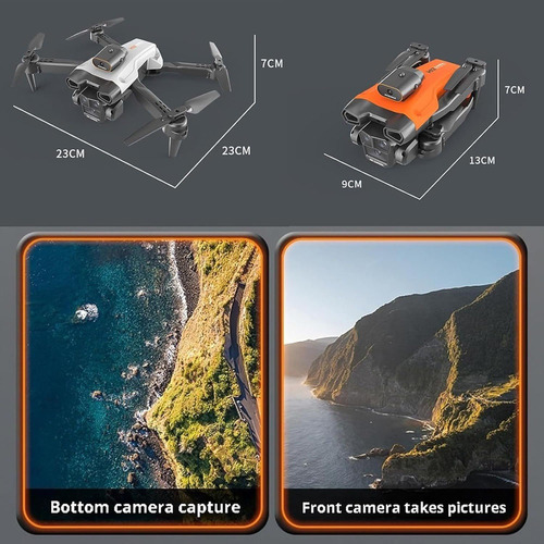 Lanus Triple Cámara 8k Drone Adecuado Para Principiantes