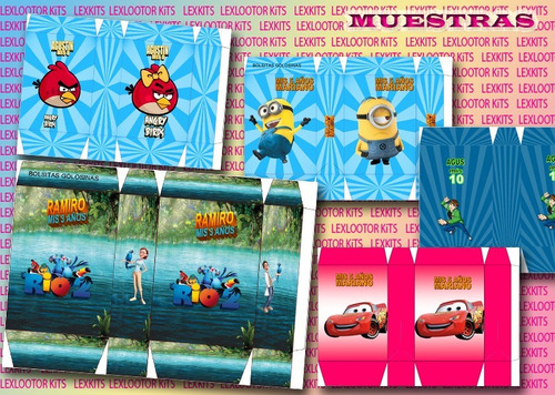Mega Kit Imprimible De Bolsas 2014 Bolsitas 40 Modelos Difer