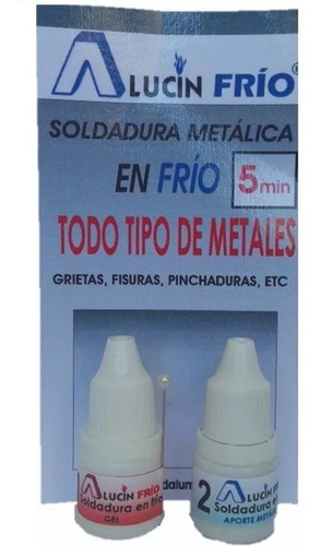 Soldadura En Frio Alucin - Reemplazo Economico De Pasta Laco