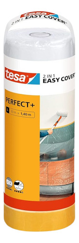 Film Perfect Con Cinta De Pintor 1,4m X 33m Tesa Easy Cover