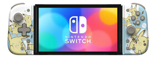 Controle o Split Pad Nintendo Switch Hori Pokémon Pikachu Mimik Color Celeste