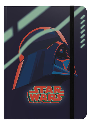 Libreta 15x21 Star Wars - Ppr Color Negro