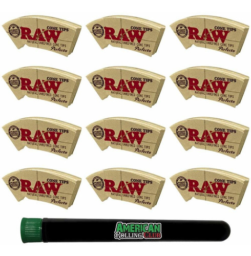 Raw Perfecto Cono Puntas 12 Pack Con American Rolling Club D