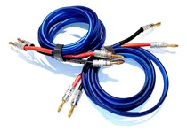 Comprar 1m Cable Audio Hifi 12 Awg Ofc (par) Conector Nakamichi 