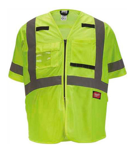 Chaleco De Seguridad Amarillo Milwaukee Talla L/xl 48735142