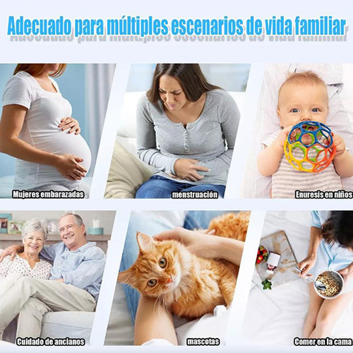 Cubrecolchón Impermeable Protector De Colchón Decoración De