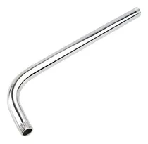 Comprar Barral Para Ducha 40cm Caño De Baño Brazo Acero Inox Cromado Acabado Plateado Color Plateado