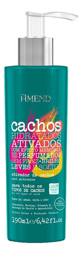 Kit Amend Cachos Nutridos Shampoo Condicionador E Ativador