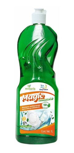 Magic, Shampoo Antibacterial Para Loza Y Cristalería 12 Pzs.