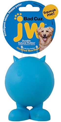 Jw Pet Bad Cuz Rubber Dog Toy